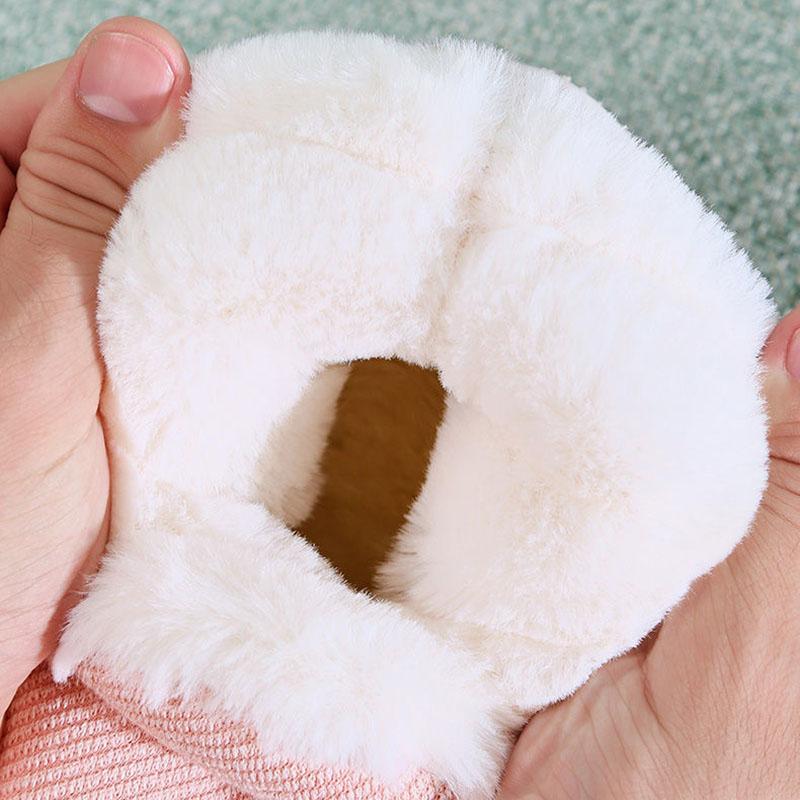 Winter Warm Non-slip Cotton Slippers for Couples Home Furnishing with Heel Thick-soled Bag Men's and Women's Cotton Shoes High-top