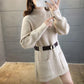 Spring and Autumn Mid-length Sweater Women Loose Outer Wear with Coat and Bottoming Shirt