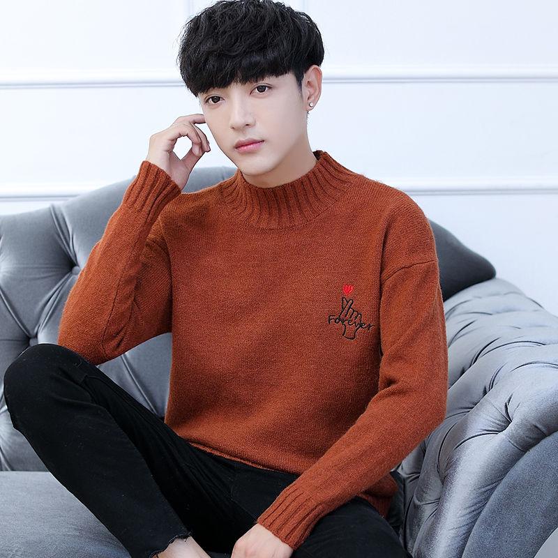 Cashmere Wool Sweater Men Brand Clothing 2019 Autumn Winter Slim Warm Sweaters Pullover Men Top