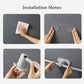 62CM Towel Rack Bathroom Simple And Seamless Storage Rack Bathroom Plastic Bow-shaped Towel Rack Creative Single Rod Towel Rack Slippers Rack Rag Rack