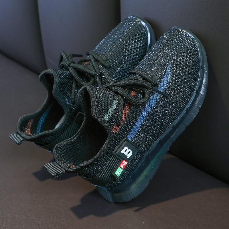 Unisex Children's Sports Shoes Comfortable and Lightweight Sports Running Shoes Breathable Non-slip Net Shoes for Schoolgirls
