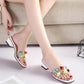 Summer Thick Heel Transparent Soft Surface Sandals and Slippers Ladies Wear Fashion Colorful Diamond Rivet Medium Heel Beach Shoes