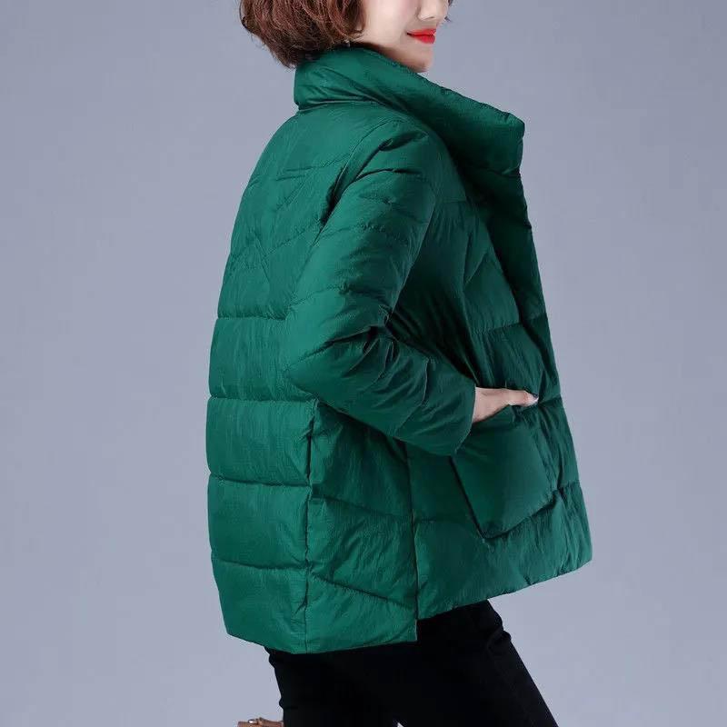 Down Coat Cotton Coat Women Short Short Middle-aged Mother Winter Coat Casual