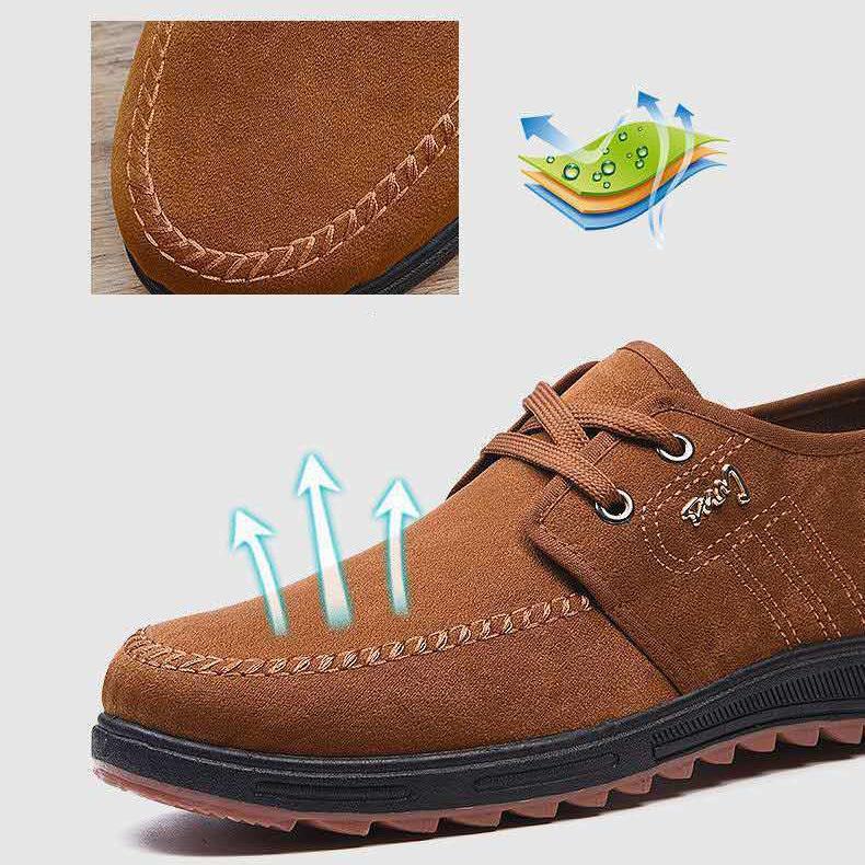 Spring and Summer Cloth Shoes Men's Large Size Breathable Soft Sole Non-slip Wear-resistant Casual Canvas Shoes