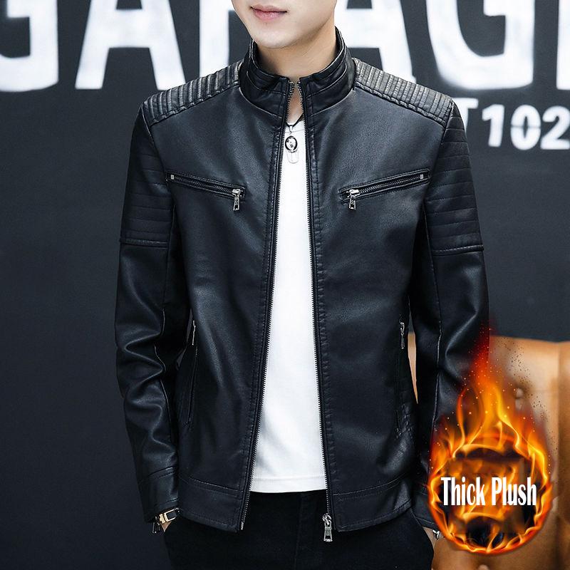 Autumn Men's PU Leather Jacket Male Fashion Male Jacket Casaco Masculino Casual Coat Male Clothing