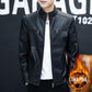 Motorcycle Leather Jacket Men Men's Leather Jackets Jaqueta De Couro Masculina Mens Leather Coats