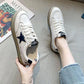 Women's Flat Bottom Shoes Spring Ins Small White Shoes High Street Student Shoes Casual All-match Shoes Ladies Skate Shoes