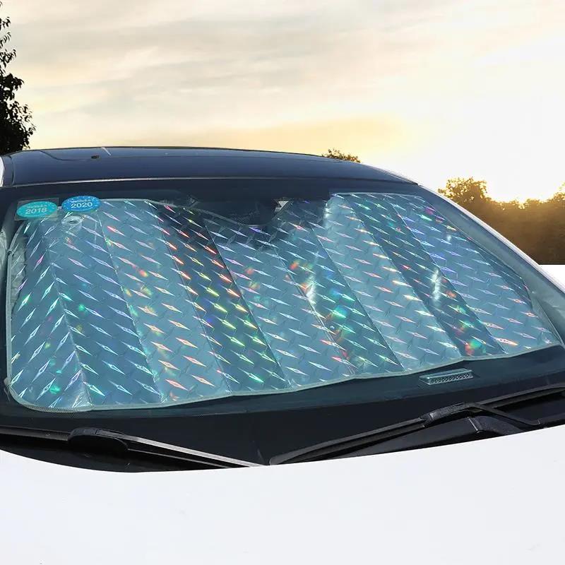 Car Sun Visor Front Windshield Sun Visor Thickened Car Sunscreen Heat Insulation Aluminum Foil Sun Visor