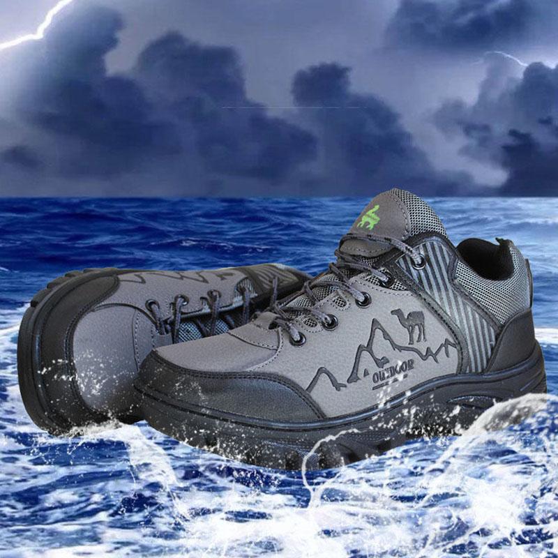 Summer Men's Outdoor Wear-resistant Mountain Climbing Shoes Women's Walking Non-slip Waterproof Light Shoes Men's Running Sneakers