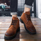 Autumn Winter Boots Men Casual High-Top Non-Slip Wear-Resistant Tooling Martins Boots Warm Snow Boot