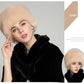 Faux Fur Imitation Fox Fur Dome Hat Fur Russian Hat Ladies Warm Winter Hat