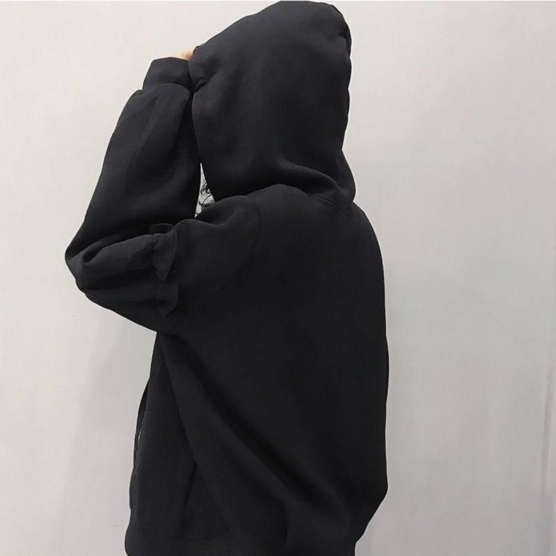 Women Sweatshirt Lantern Sleeve Patchwork Fashion Streetwear Hip Hop Hoodies Autumn Winter Zipper Jackets Oversized Tracksuit Women Sport Shirt