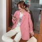 Casual Mid-length Loose Thin Blazer Women All-match Chiffon Suit Jacket Ladies Loose Casual Jacket Temperament Blazer