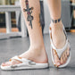 Men's and Women's Spring Summer Soft Slippers Household Soft Sole Flip Flops Non-slip Large Size Outdoor Slippers