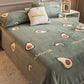Coral Fleece Sheet Single Piece Plush Thick Blanket Warm Double Flannel Blanket Print Soft Multi-Size Coverlet