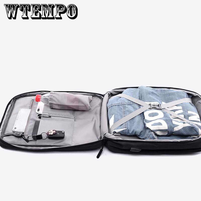Business Backpack Men Laptop Backpacks Waterproof Male Bags USB Charging Back Pack Notebook Black