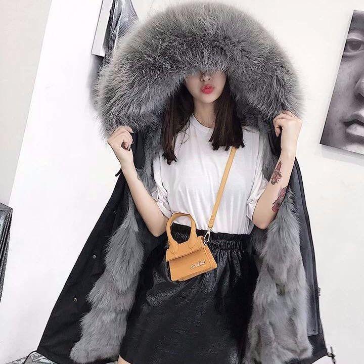 Winter Coat Shawl Jacket Hood Faux Fur Scarf Collar Overcoat Necks Down Coat Accessories