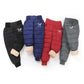 Down Pants Warm Thicken Boys Girls Winter Plus Velvet Children High Waist Trousers Ski Down Padded Pants