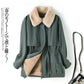 Autumn and Winter Plus Velvet Thicker Pie To Overcome Short Loose Loose All-match Jacket Fashion Temperament Female Jacket