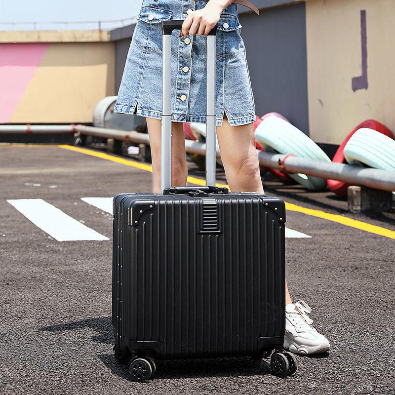 Men and Women Boarding Case 18/20 inch Suitcase Trolley Case Universal Wheel Sliding and Rolling Travel Luggage Trunk