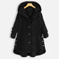 Autumn Winter Jacket for Women Corduroy Hooded Coats Solid Casual Plus Size Parkas
