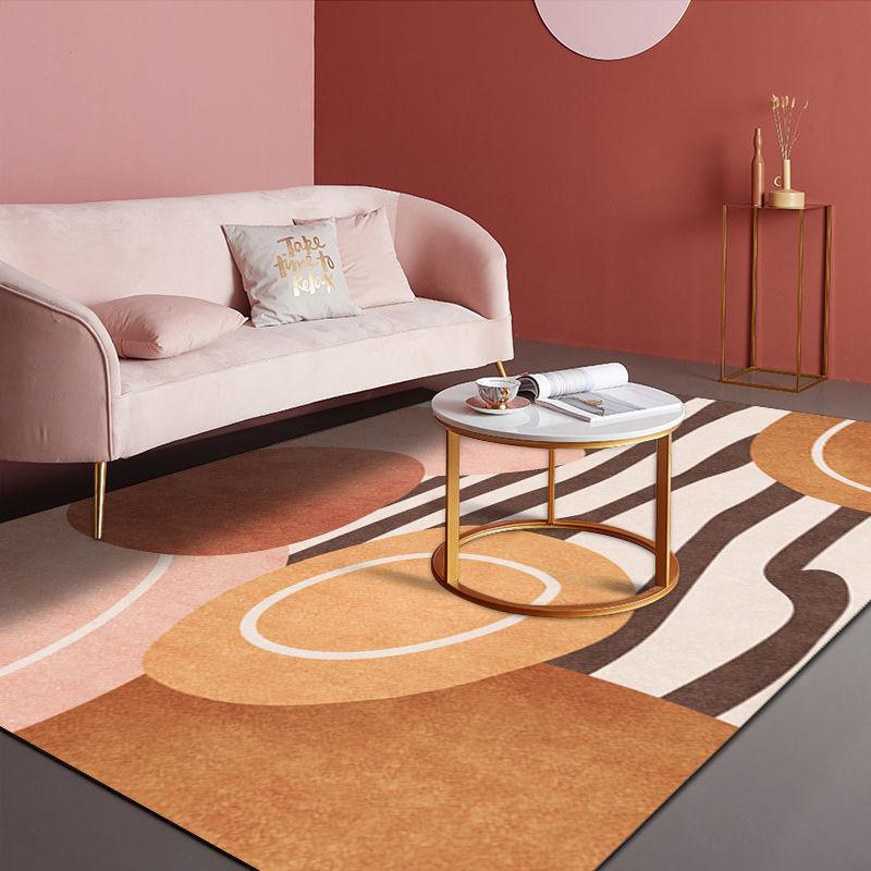 Northern Europe's Light Luxury Carpet Room Is Full of Living Room Sofa Tea Blanket Large Bedroom Porch Anti-skid Water Absorbing Mat 100*200cm