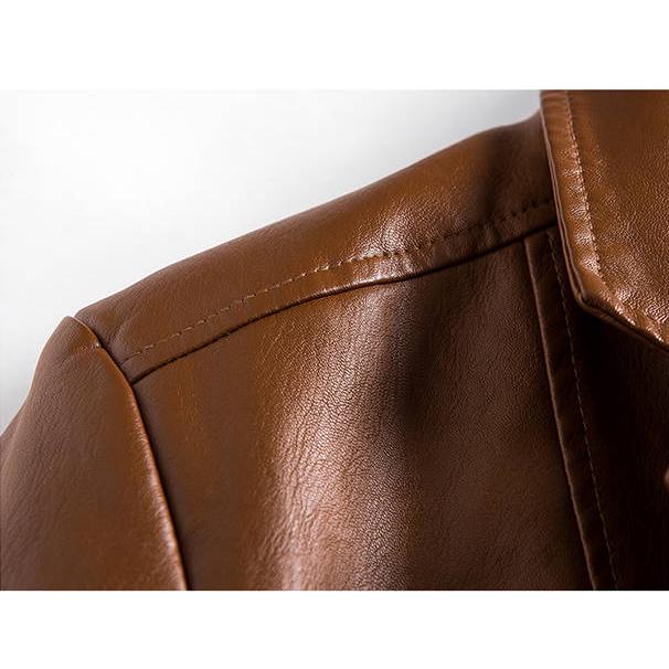 Men's PU Jackets Coats Autumn Winter Motorcycle Biker Leather Jacket Men Clothes Casual Coats