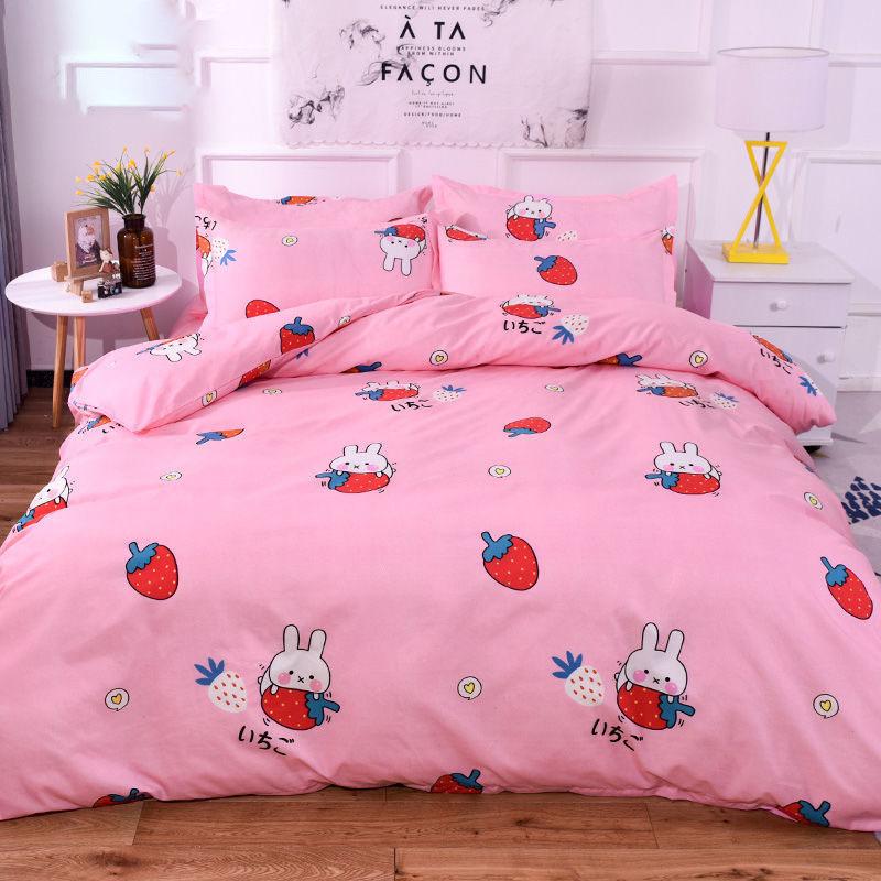 Fitted Sheet Mattress Cover Printing Bedding Linens Bed Sheets with Elastic Band Double Queen