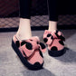 Warm Cotton Slippers Autumn and Winter Fashion Trend Flat Shoes Suitable for Indoor Leisure