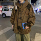 Workwear Jacket Men's Spring and Autumn Trend Retro Loose Jacket Handsome Gown Casual Top