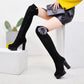 High-heeled boots high boots women boots over-knee boots women autumn and winter stretch boots