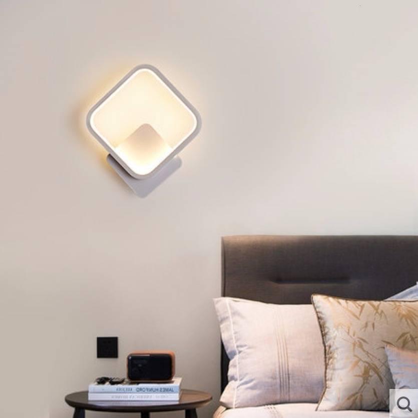 Led Bedroom Bedside Wall lamp Creative Modern Lamp Art Wall lamp Acrylic Corridor Staircase Lights