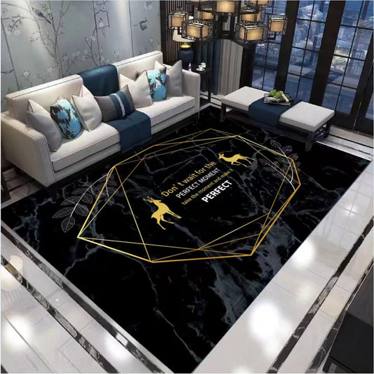 Trendy Thick Carpet Bedroom Room Dirt-resistant Bedside Large Area Full of Washable Ins Floor Mats