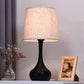 Modern Table Lamps Bedroom Living Room Study Bedside Nordic Fabric Shade LED Desk Light Night Lights