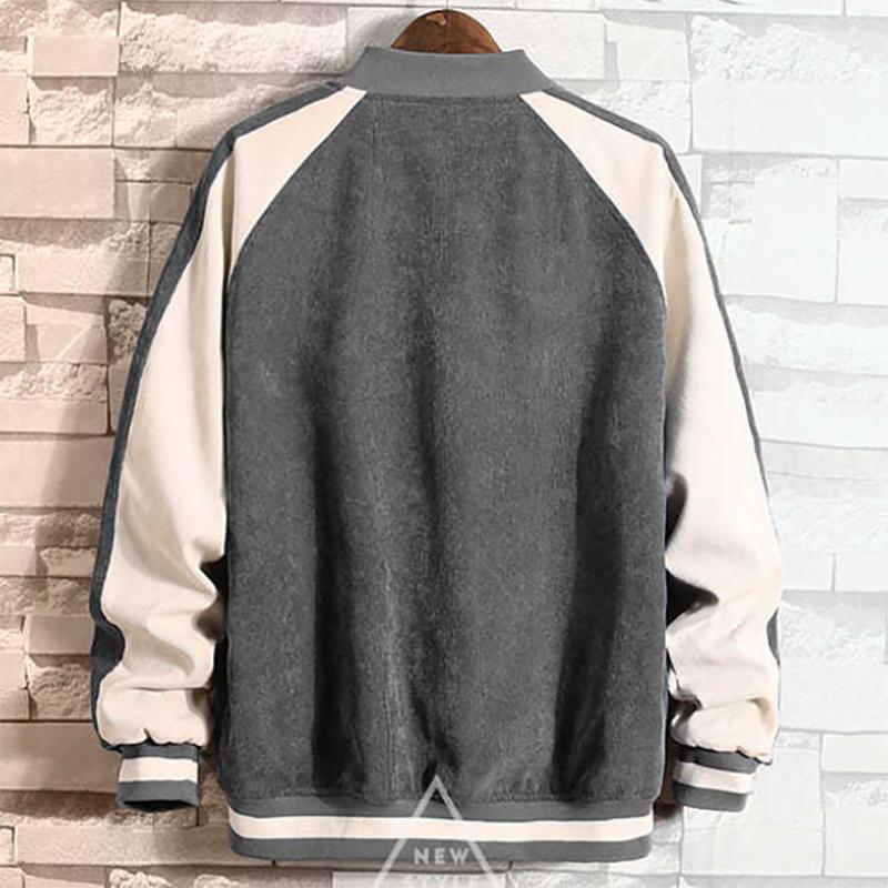 Men's Autumn Trend Fashion Denim Jacket Baseball Warm Clothes Workwear Men's Slim Jacket