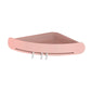 Bathroom Triangular Shower Shelf Corner Bath Storage Holder Organizer Rack