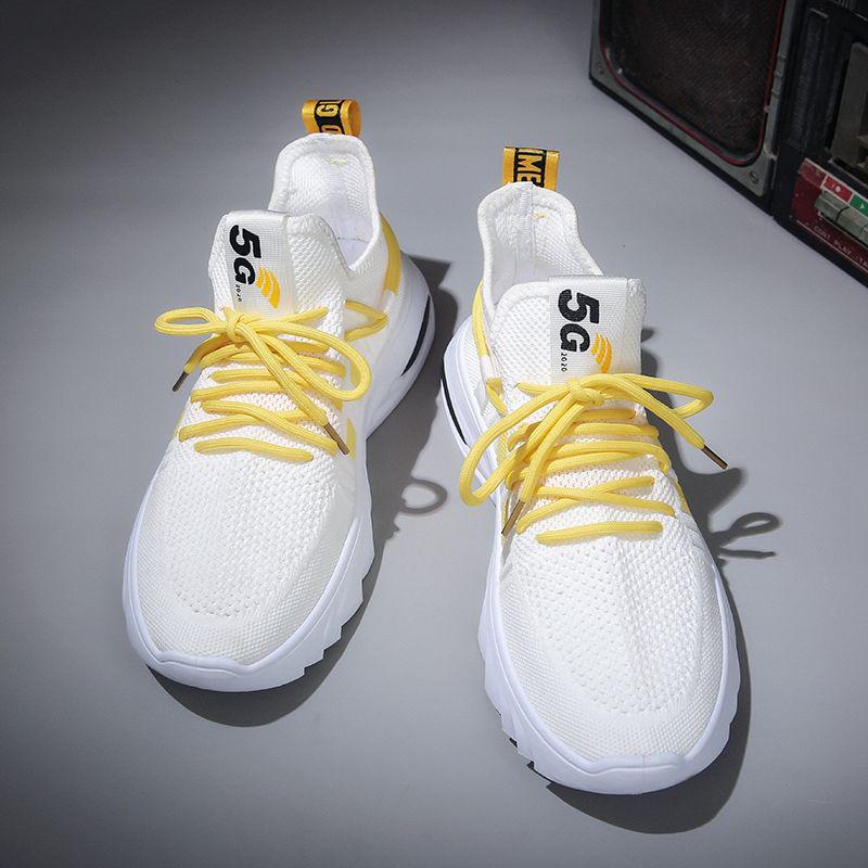 Thick Sole Shoes Men's Summer Sneakers Men Korean Trend Male Shoes Sports Casual Breathable Running Shoes
