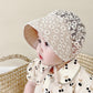 Summer Baby Hollow Out Flower Lace Sun Hat Spring and Autumn Breathable Sun Protective Hat Infant Baby Princess Hat Newborn Sun Hat 1-12M