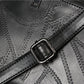 Business Briefcase Men Black Rivets Large Capacity Anti-theft Shoulder Crossbody Mobile Phone Bag