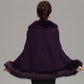 Autumn and Winter Imitation Fox Fur Coat Ladies Shawl Cloak Loose Large Size Short Fur Collar Cloak Thick