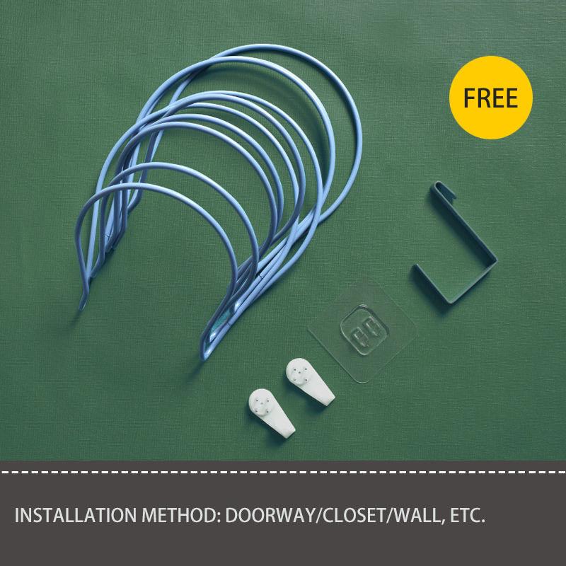 5PCS Hanging Hat Storage Rack Hanger Hook Storage Artifact Door Home Wall Hanging Rack Hat Rack Door Back Shelf Support Bathroom Towel Rack