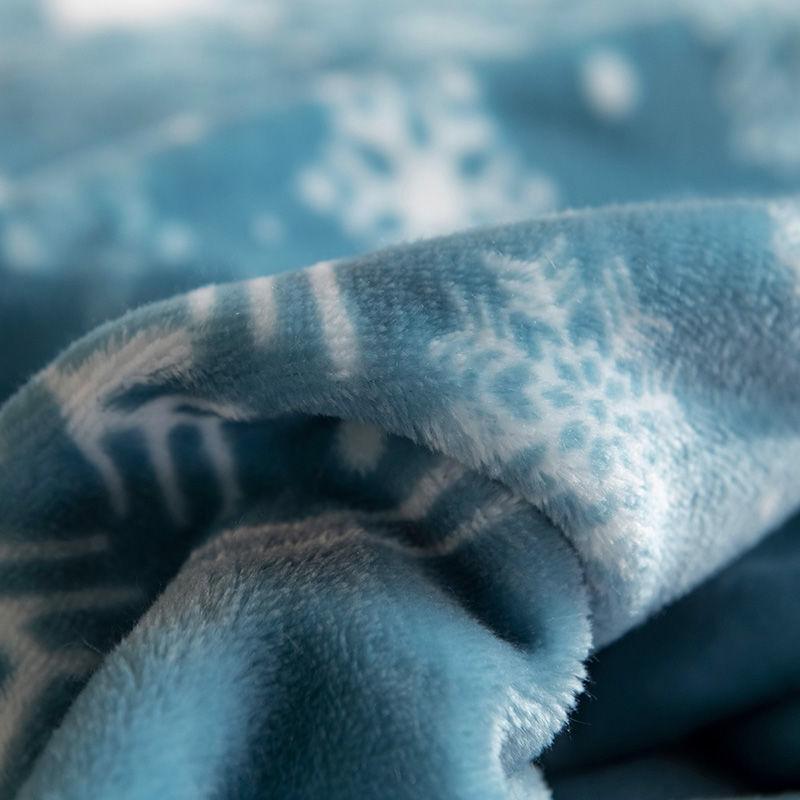 Thickened Flannel Blanket Quilt Blanket Summer Double-sided Fleece Bed Sheet Single Coral Fleece Blanket Bed Sheet Winter