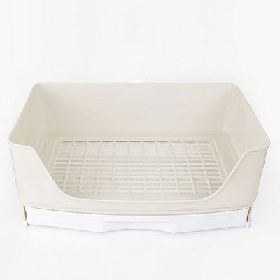 Large Rabbit Toilet Trainer Potty Corner Tray Garbage with Drawer Pet Tray Adult Hamster Guinea Pig Ferret Rabbit