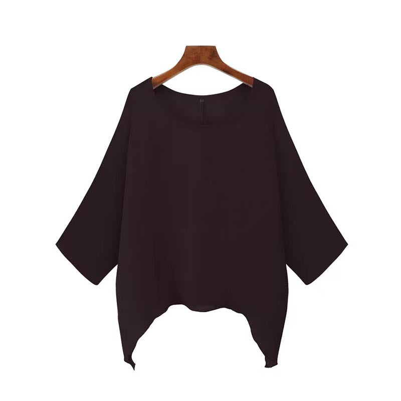 S-5XL Plus Size Women Casual Loose Tops Ladies Cotton Linen Solid Color Shirt Long Sleeve Blouse