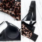 Bra Plus Size Women Gathered Sexy Bralette Wire Free Seamless Push Up Sexy Lingerie Solid Color Leopard Thin Section Underwear