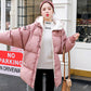 Winter Fashion Cotton Jacket Pregnant Women Parker Clothing Female Korean Version Loose  Long Coat