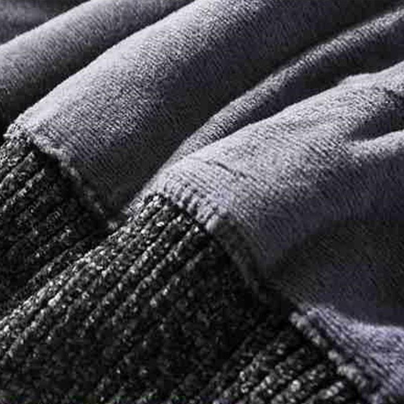 Winter Men's Fleece Sweater Bottoming Shirt Thickened Knitted Sweater Turtleneck Warm Sweater