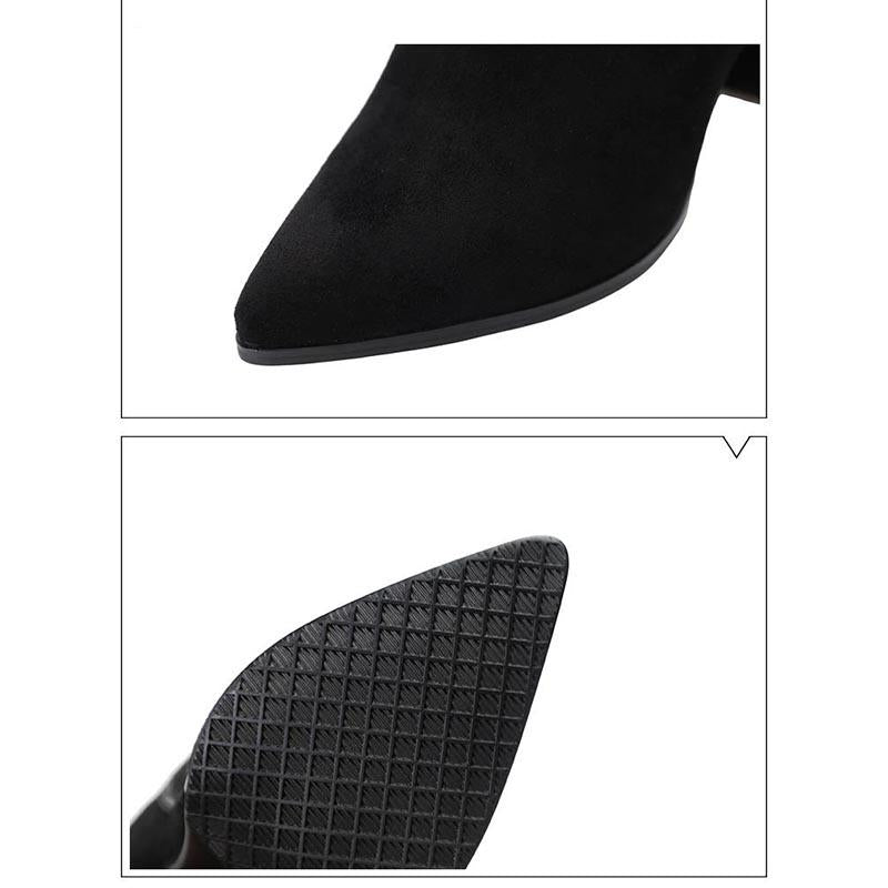 Women Boots Thin Heel Ankle Boots For Women Fashion High Heel Casual Women Shoes
