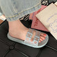 Cute Girl Heart Sandals and Slippers Student Home Fashion Non-slip Indoor Outdoor Sandals and Slippers Female Summer