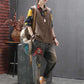 Spring and Autumn Loose Casual Sweater V-neck Cardigan Knitted Vest All-match Retro Female Top